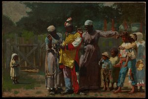 Vestir-se para o carnaval de Winslow Homer