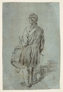 Baterista visto de costas de Winslow Homer