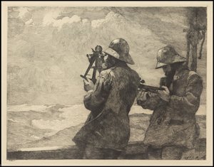 Oito sinos, 1887, provavelmente impresso c.1940 de Winslow Homer