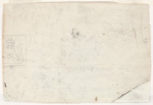 Figura em Horseback and Other Studies [verso], 1861. de Winslow Homer