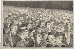 Fogo de artifício na noite do Quatro de Julho de Winslow Homer