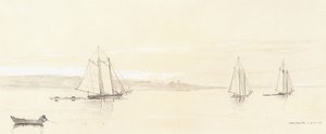 Frota Pesqueira em Gloucester de Winslow Homer