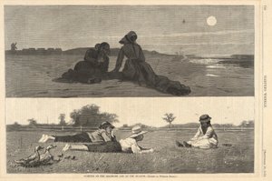 Flertando à beira-mar e no prado, de Harper de Winslow Homer