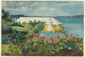 Jardim das Flores e Bungalow, Bermudas de Winslow Homer