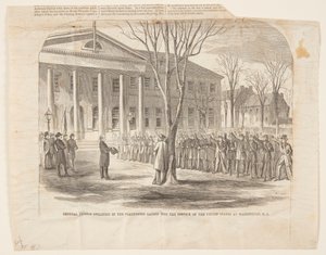 General Thomas Swearing nos Voluntários Chamados ao Serviço dos Estados Unidos em Washington D.C. de Winslow Homer