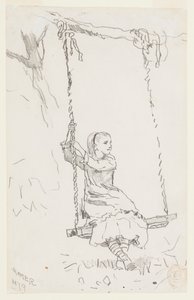 Garota em um balanço de Winslow Homer