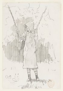 Garota em um balanço de Winslow Homer