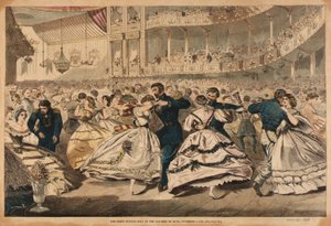 Grande baile russo na Academia de Música - 5 de novembro de 1863 de Winslow Homer