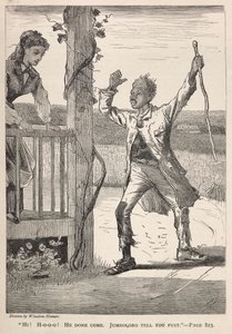 Oi! HOOO! Ele veio. Jumboloro Tell You First., 1869. de Winslow Homer