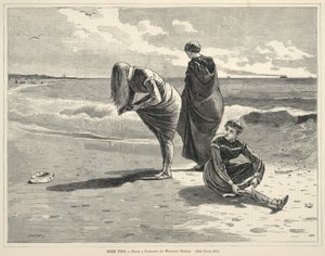 Maré alta, de Every Saturday: An Illustrated Journal of Choice Reading, 6 de agosto de 1870 de Winslow Homer