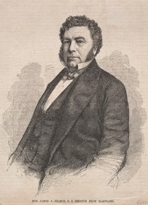 Hon. James A. Pearce, senador dos EUA em Maryland, 1859. de Winslow Homer