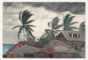 Furacão, Bahamas de Winslow Homer