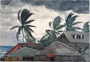 Furacão, Bahamas de Winslow Homer