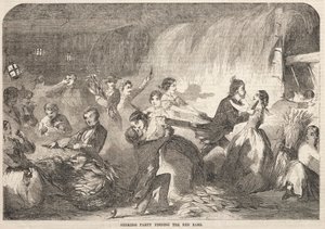 Festa de descasque à procura de orelhas vermelhas de Winslow Homer