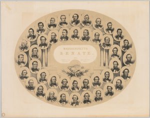 Senado de Massachusetts, 1856. de Winslow Homer