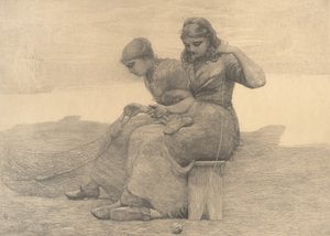 Remendar as lágrimas, 1888. de Winslow Homer