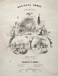 National Songs of America - Partituras. de Winslow Homer