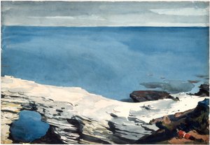 Natural Bridge, Bermuda, c.1901 (aguarela) de Winslow Homer