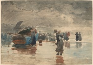 Nas areias de Winslow Homer