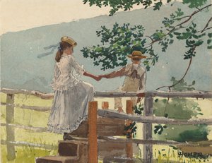 No Stile, 1878. de Winslow Homer