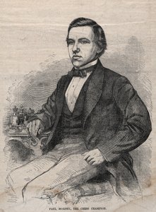 Paul Morphy, campeão de xadrez, 1859. de Winslow Homer
