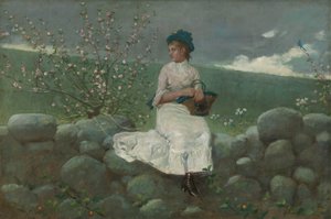 Flores de pêssego de Winslow Homer