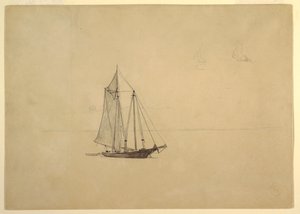 Escuna com Dinghy de Winslow Homer