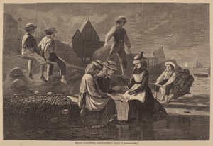 Seesaw - Gloucester, Massachusetts, publicado em 1874. de Winslow Homer