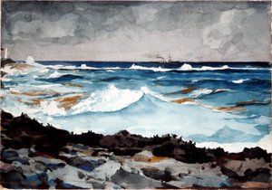 Costa e Surf, Nassau de Winslow Homer