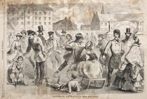 Patinagem em Boston de Winslow Homer