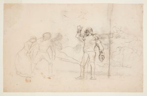 Esboço para "O Naufrágio" de Winslow Homer