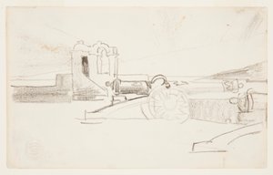 Estudo para " Holofote, Entrada do Porto, Santiago de Cuba" de Winslow Homer