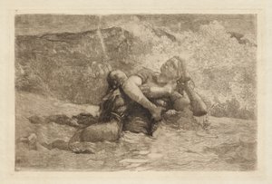 Estudo para Corrente de retorno de Winslow Homer