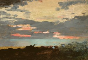 Pôr do sol, Baía do Saco de Winslow Homer
