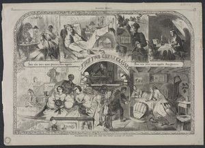 Dia de Ação de Graças de 1860 — As duas grandes classes da sociedade de Winslow Homer