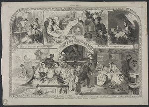 Dia de Ação de Graças, 1860 - As Duas Grandes Classes da Sociedade, 1860. de Winslow Homer