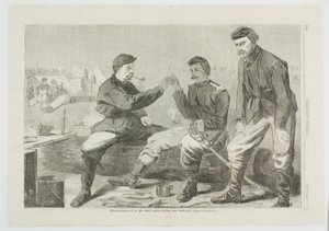 Dia de Ação de Graças no Exército - Depois do Jantar: O Osso dos Desejos de Winslow Homer
