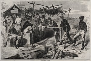 Dia de Ação de Graças no Acampamento de Winslow Homer