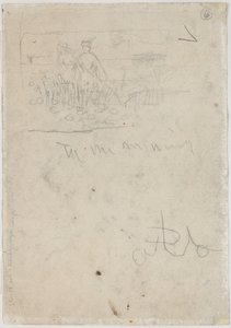 Acção de Graças no Campo [verso], n.d.. de Winslow Homer