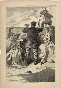 A abordagem do pirata britânico "Alabama" de Winslow Homer