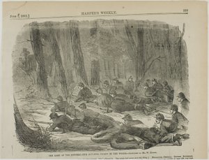O Exército de Potomac - Nosso Piquete na Floresta de Winslow Homer