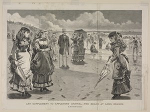 A praia em Long Branch de Winslow Homer