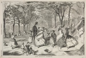 O Boston Common, 1858. de Winslow Homer