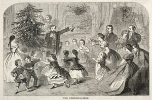 A árvore de Natal, 1858. de Winslow Homer
