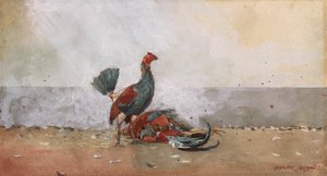 A briga de galo de Winslow Homer