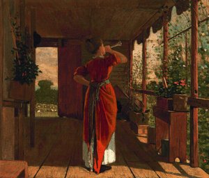 A buzina do jantar de Winslow Homer