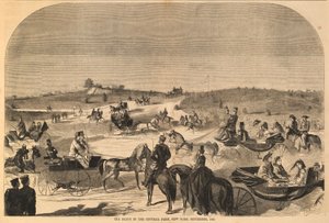 The Drive in the Central Park, Nova Iorque, setembro de 1860, de Harper