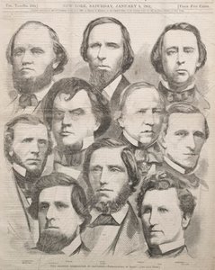 A Delegação da Geórgia no Congresso, 1861. de Winslow Homer