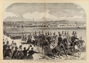 The Grand Review at Camp Massachusetts, Near Concord, 9 de setembro de 1859, de Harper