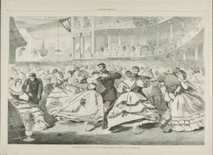 O Grande Baile Russo na Academia de Música, 5 de novembro de 1863 de Winslow Homer